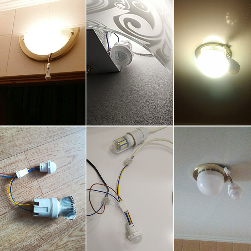 Mini AC Infrared PIR Motion Sensor Light Switch For 40W Stair Lights Mini AC Infrared PIR Motion Sensor Light Switch For 40W Stair Lights
